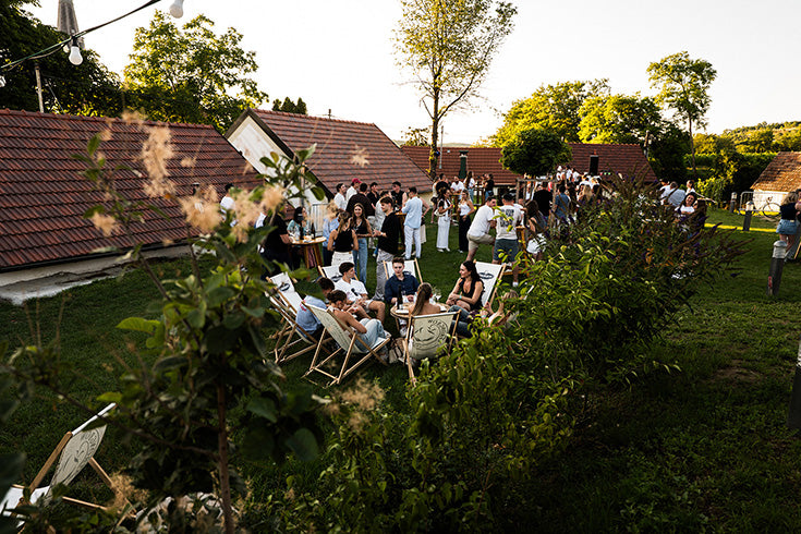Die Besucher von Vino and Vibes.